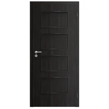 Interiérové dveře SAPELI SWING KOMFORT M19 - CPL LAMINÁT - OTOČNÉ DVEŘE VČ. ZÁRUBNĚ - Ořech královský Průchozí šířka (cm): 90, Průchozí výška (cm): 197