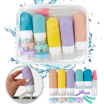 Flamenco Mystique Sada silikonových nádob a lahviček 14v1 pro cestování KS143