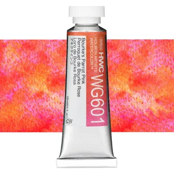 Vodová barva Akvarelová barva Holbein Granulating 15 ml - Bourke's Parrot Pink
