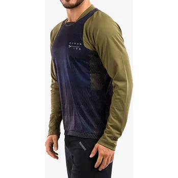 Pánské tričko Tričko s dlouhým rukávem ION Scrub L/S - dark mud