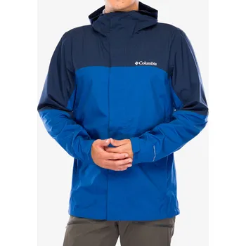 Pánská větrovka Bunda do deště Columbia Wahkeena Falls 3L Shell - mountain blue/collegiate navy