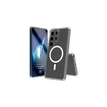 Náhradní kryt pro mobilní telefon 3mk ochranný kryt Armor Magcase pro Samsung Galaxy S24 Ultra