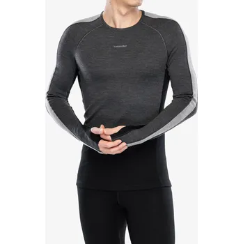 Pánská mikina Funkční mikina Icebreaker 260 ZoneKnit LS Crewe - jet/metro