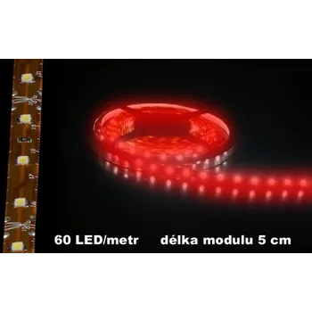 LED osvětlení LED pásek voděodolný červený