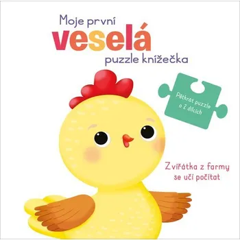 Leporelo Moje první veselá puzzle knížečka Zvířátka z farmy se učí počítat