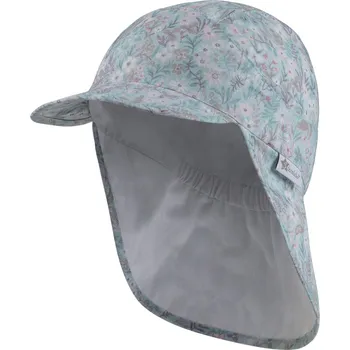 Kšiltovka STERNTALER Kšiltovka s ochranou krku bavlna UV50+ světlá tyrkysová holka- 47 cm 9-12 m