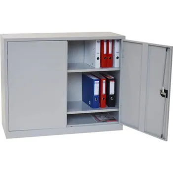 Policová skříň Kancelářská skříň se 2 policemi o šířce 1200 mm #03 STRONGO WIDE MINI