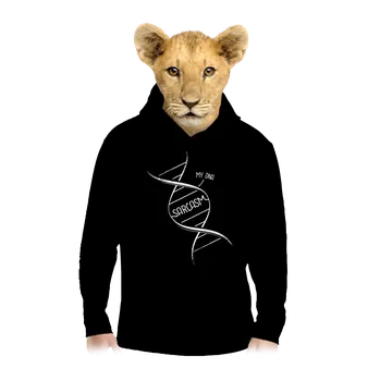 Chlapecká mikina Bastard Sarcasm dětská mikina klokanka Black