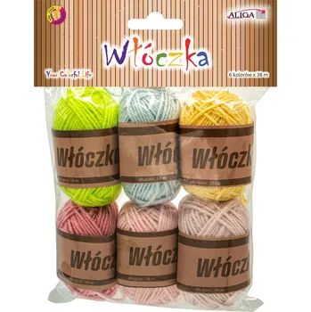 Party dekorace ALIGA bavlnka WL-9427 38m 6ks Bavlněné provázky Mulina MUL-3150