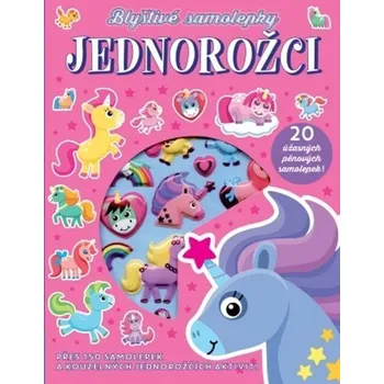 Blyštivé samolepky - Jednorožci