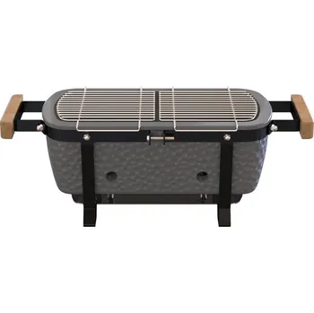 Zahradní gril GEKO Přenosný japonský gril Hibachi oválný 14" Pro-Tech CHEF 40748 GDTT-P14OVL