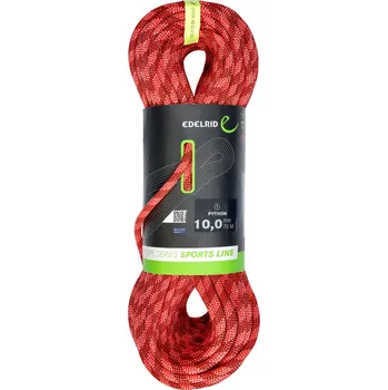 Lano Dynamické lano Edelrid Python 10 mm 70 m - red