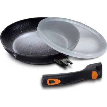 Pánev Berlinger Haus Pánev s mramorovým povrchem a odnímatelnou rukojetí 28cm GRANIT DIAMOND LINE FULL INDUCTION 20871 BH/1955