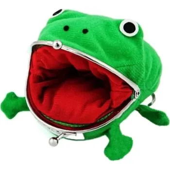 Peněženka Plyšová peněženka ninja žába 10 x 10,5 cm Anime peněženka na mince PP materiál Dárek na Halloween Hraní rolí Dětská párty