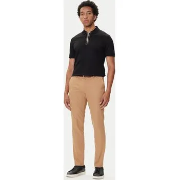 Pánské tričko BOSS Polokošile H-Paras 65 50543880 Černá Regular Fit 3XL