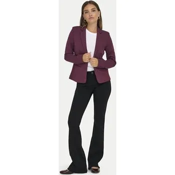 Dámské sako ONLY Sako Poptrash 15153144 Bordó Regular Fit M