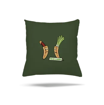 Polštář Bastard Pórek v rohlíku polštář Olive Green