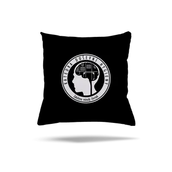 Polštář Bastard Katedra duševní hygieny polštář Black