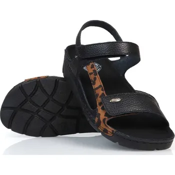 Dámské sandále Batz Miri Black-leo Dámské zdravotní sandály 40