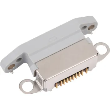 Náhradní díl pro mobilní telefon Nabíjecí port pro iPhone 14 Pro / 14 Pro Max ORI - Bílý