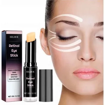 Pleťový krém Oční krém s retinolem v tyčince 3 g Proti tmavým kruhům a otokům Vyhlazení vrásek Zpevnění pleti Hydratace očního okolí