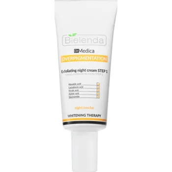 Pleťový krém Bielenda Dr Medica Overpigmentation noční pleťový krém s exfoliačním účinkem 30 ml