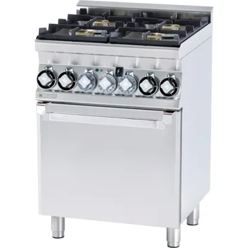 Sporák Plynový sporák s elektrickou troubou CFM4 66 GEM RM GASTRO