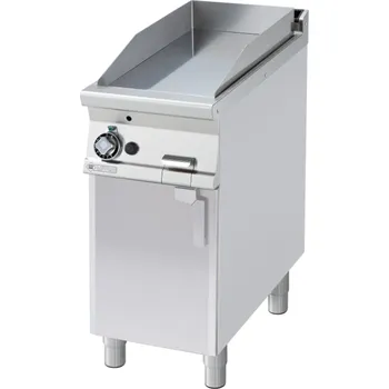 Kuchyňský gril Grilovací deska plynová hladká chromovaná FTL-94GS RM GASTRO