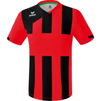 Pánské tričko ERIMA SIENA 3.0 DRES, KRÁTKÝ RUKÁV - PÁNSKÝ - Červená, Černá - velikost M