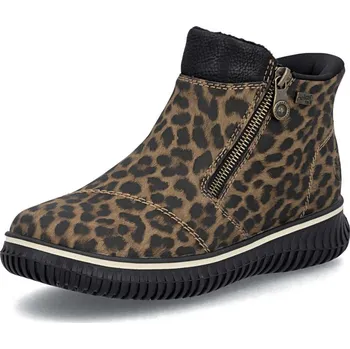 Dámské kozačky Dámská kotníková obuv RIEKER 74254-90 hnědá W5 43