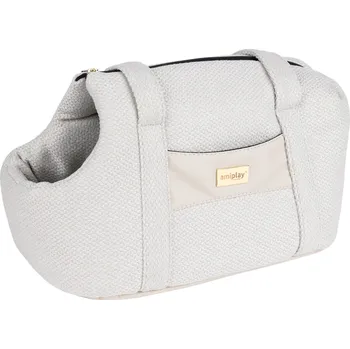 Taška pro psa a kočku Přepravní taška pro psy MILLY krémová velikost S, L Rozměr: L - 42x26x30 cm