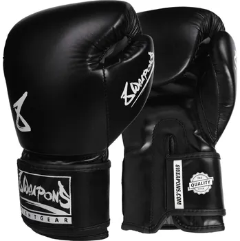 Boxerské rukavice Boxerské rukavice 8 WEAPONS Pure - Black/White Velikost: 16oz