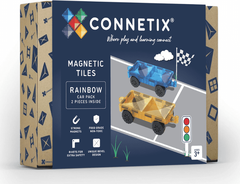 Connetix Sada duhových autíček - 2 ks CT-R-00002-CA