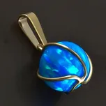 Goldpoint Zlatý přívěsek s opálem v klícce Váha: 1.60 g