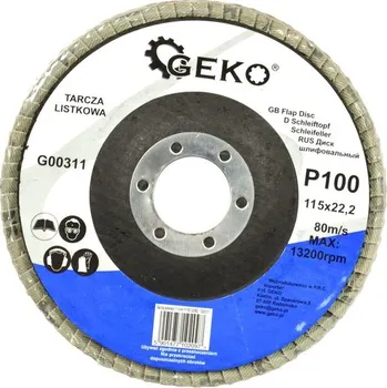 Brusný kotouč MAR-POL Brusný lamelový kotouč 115mm P100 01954