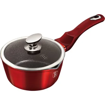 Hrnec Berlinger Haus Rendlík s mramorovým povrchem a poklicí 16cm METALLIC LINE BURGUNDY EDITION 19056&nbsp;BH/1525N