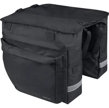 brašna na kolo Brašna na nosič FORCE NOEM BUDdvojbr. černá 2x10 l