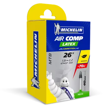 Komponent pro jízdní kolo MICHELIN TUBES 26-C4 LATEX PR 40MM 26x1.90/2.20 47/57-559 (MICHELIN TUBES 26-C4 LATEX PR 40MM 26x1.90/2.20 47/57-559)