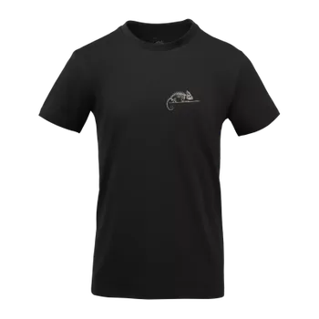 Pánské tričko Tričko Helikon Logo, Helikon, Černé, 3XL