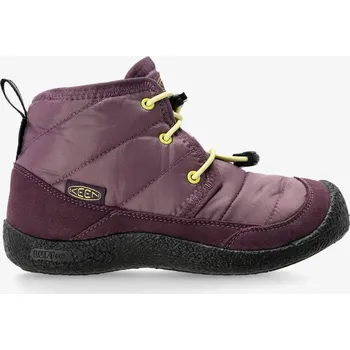 Dětská móda Dětské boty Keen Howser II Chukka WP Kids - plum perfect/daiquiri green