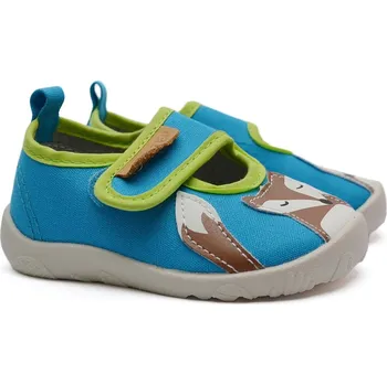 Chlapecké bačkory Barefoot plátěnky / bačkory DDstep C086-51716A liška Velikost: 20