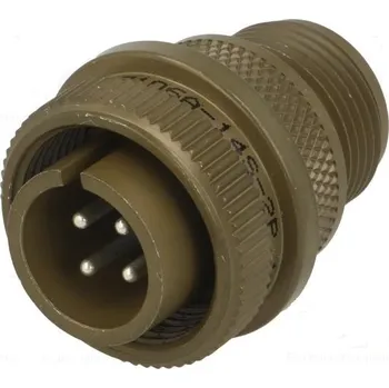 Elektrický konektor AMPHENOL Konektor: kulatý zástrčka na kabel PIN: 4 vidlice pájení 97