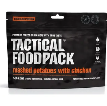 Lyofilizát Tactical Foodpack Bramborová kaše s kuřecím masem 495 g