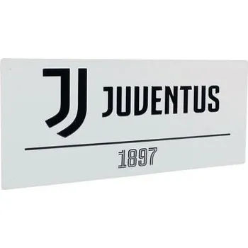 Plechová cedule Plechová cedule Juventus Turín FC white