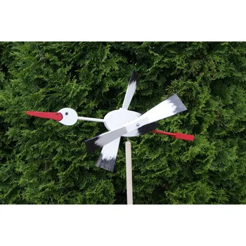 Zahradní dekorace Dřevěný větrník - ČÁP