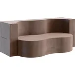 Rozkládací pohovka TWIST HNĚDÁ TRINITY 120x200cm