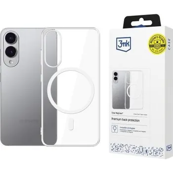 Pouzdro na mobilní telefon 3mk ochranný kryt Clear MagCase pro Samsung Galaxy S25 Edge