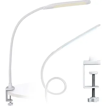 Stojací lampa Esperanza Stolní lampa s nastavitelným ramenem, bílá, vnitřní 41188 E-309166