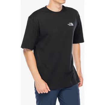 Bavlněné tričko The North Face SS Essential Oversize Tee - tnf black