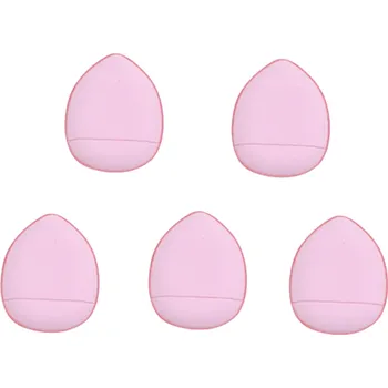 Houbička na make-up Sada 5 ks Malé houbičky na líčení 3 x 4 cm Vzduchový polštářek Pudrový a krémový make-up Korektor BB krém Kosmetický aplikátor Obličej růžová
